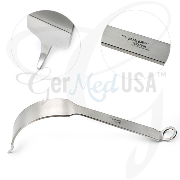 Single Prong Broad Acetabular Retractor Germedusa Inc