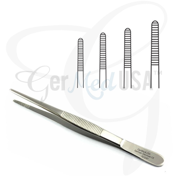 Serrated Dressing Forceps GerMedUSA Inc