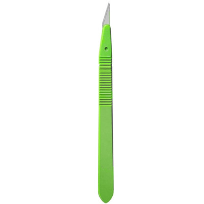 Disposable Scalpels Stainless Steel Blade Plastic Handle Size 11