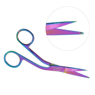 Hi Level Bandage Scissors 5 1/2 inch Rainbow Color Coated (Knowles)