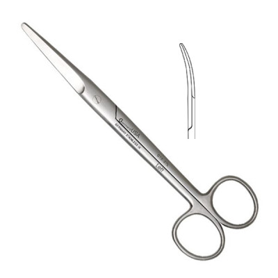 Mayo Dissecting Scissors 6 3/4 inch Curved Left Hand