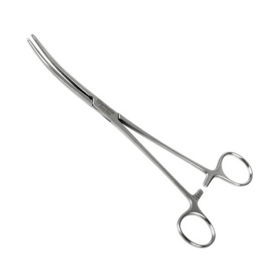 Pean Hysterectomy Forceps Curved With Longitudinal Serrations Size 9 inch