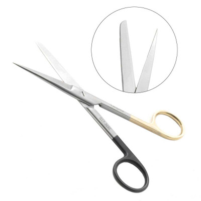 Operating Scissors Sharp Blunt Straight 4 1/2 inch - Super Sharp Tungsten Carbide