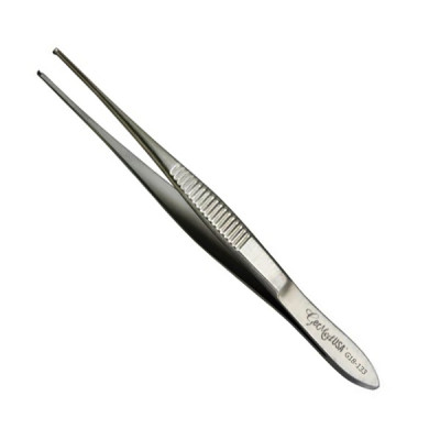 Strabismus Forceps Heavy Pattern 4 inch With 1x2 Teeth Straight