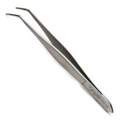 Nugent Utility Forceps 4 1/4 inch Serrated Tips