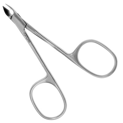 Tissue and Cuticle Nipper 4 inch 6mm Straight Jaws Ring Handles