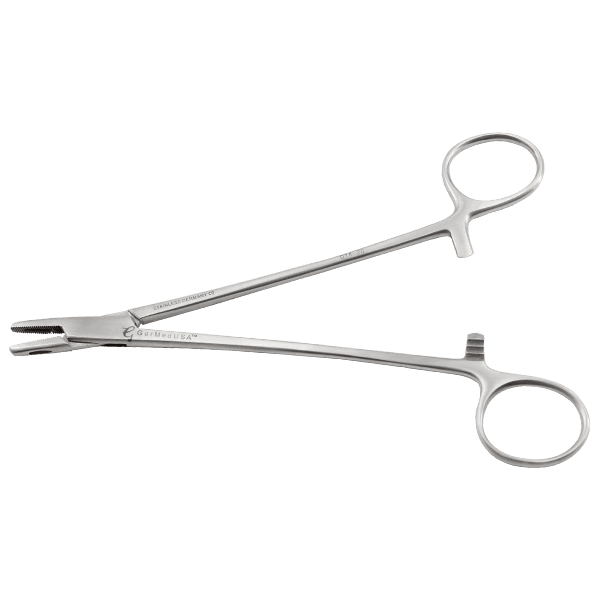 Hand holding surgical instruments