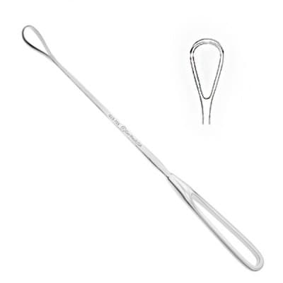 Bumm Uterine Curette 12" Large Malleable Shanks