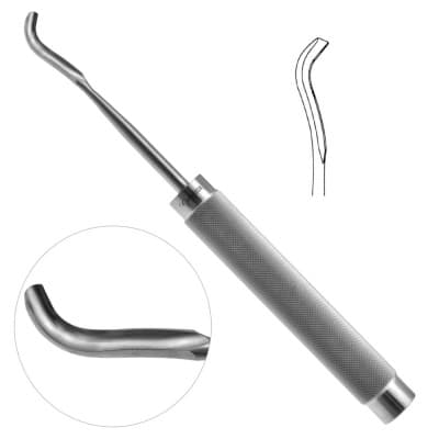 Cobb Gouges 11" Curved Hexagonal Handle