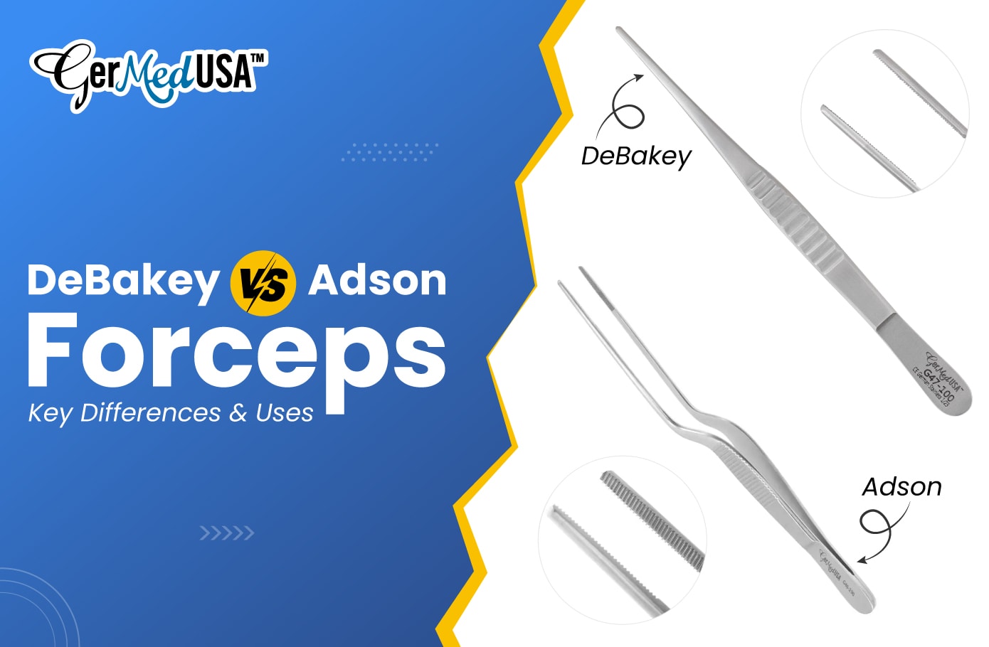 DeBakey Forceps vs Adson Forceps: Key Differences, Uses & How to Choose