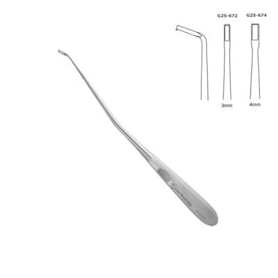 Caspar Bone Curette 10 1/2" Angled