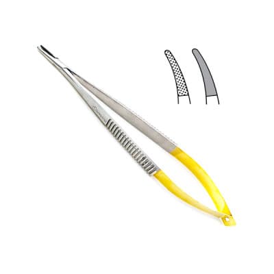 Castroviejo Needle Holder 5 1/2" Curved Tungsten Carbide