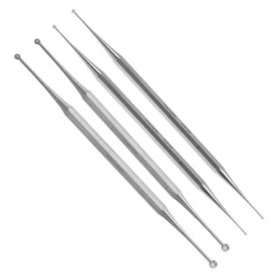 Curette Excavator 5 1/2" Double Ended With Holes