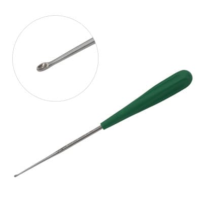 Cervical Curette Straight 10"