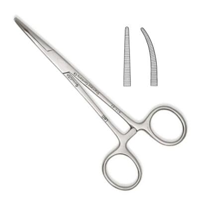 Crile Hemostatic Forceps 5 1/2" Left Hand