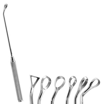 Coakley Antrum Curette 6 3/4"
