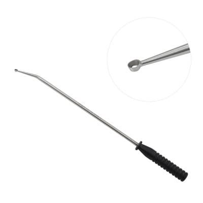 Cone Ring Curette 15" Angled Phenolic Handle
