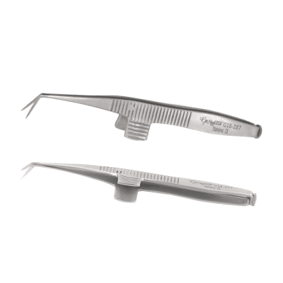 Dewecker Iris Scissors 4 1/2" Angled