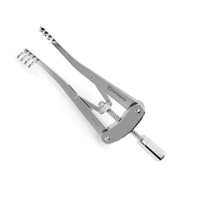 Allport Retractor 2 1/2" Spread 4x4 Sharp 4"