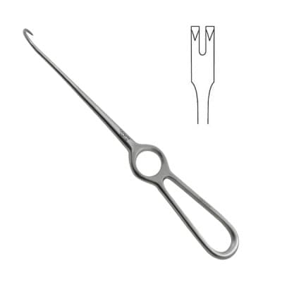 Volkman Retractor 8 1/2" Two Sharp Prongs