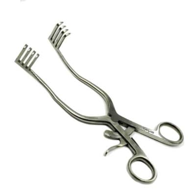Adson Retractor 8" Angled 4x4 Teeth Sharp