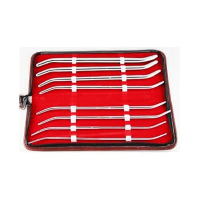 Pratt Uterine Dilators Double Ended 11 1/2" Set Of Eight