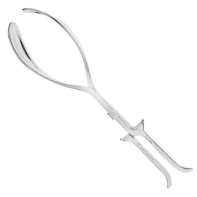 Kielland Luikart Obstetrical Forceps 15 1/2" Solid Blades