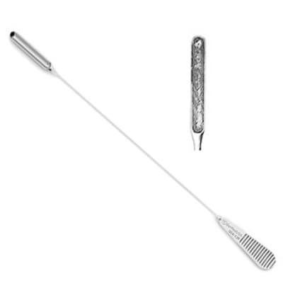 Mayo Cystic Duct Scoop Malleable Silver Plated 10 1/2"