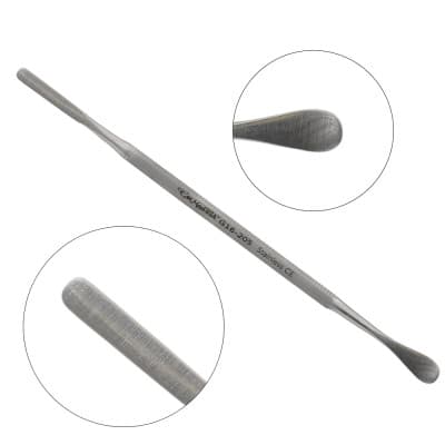 Spatula And Packer 6" Oval Spatula 7mm Wide and 2x25mm Packer