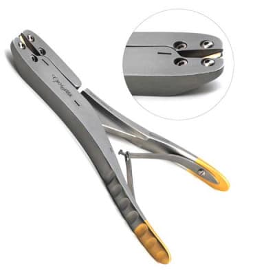 Wire Cutter 6 1/2" Tungsten Carbide Replaceable Jaws