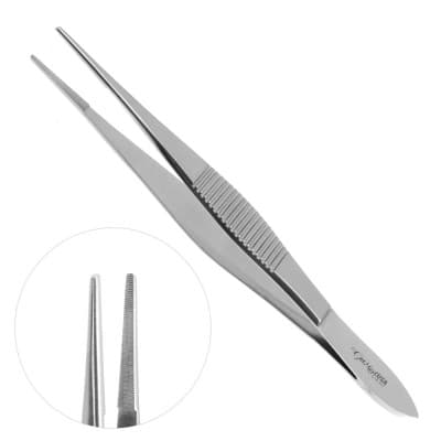 Wills Hospital Utility Forceps 4" Cross Serrated On Tips