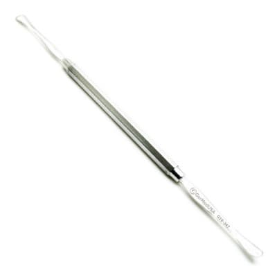 Green Spatula Slightly Curved 6"