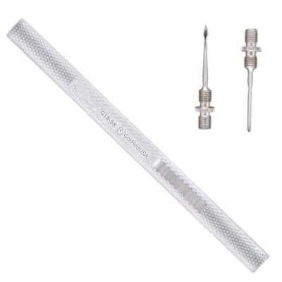Dix Foreign Body Needle and Spud Doubled Ended Reversible Handle