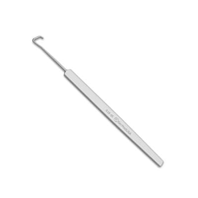 Green Strabismus Hook 5" 9mm Deep