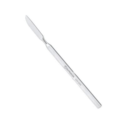 Knife 5" Solid Octagon Handle Straight Back 25mm Curved Edge