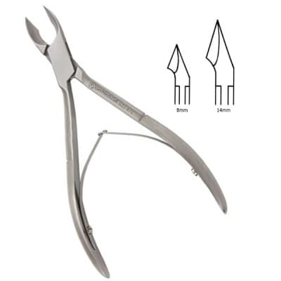 Tissue Nipper 5" 14mm Jaw