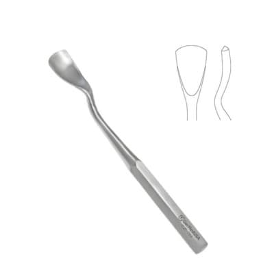 Swan Neck Gouge 9" Curved 25mm