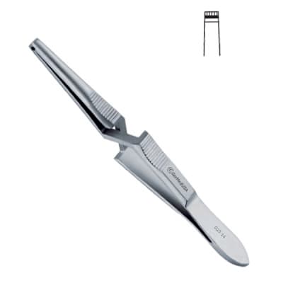 Hegenbarth Clip Applying Forceps Cross Action 4 3/4"