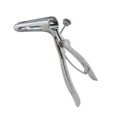 Sims Straight Speculum Fenestrated Blades With Set Screw 6"