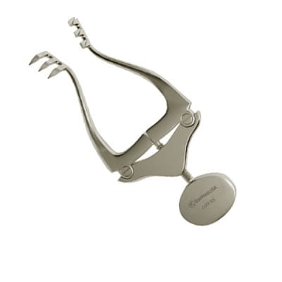 Davis Scalp Retractor 3x3 Blunt Prongs 10mm Deep Size 4 1/2"