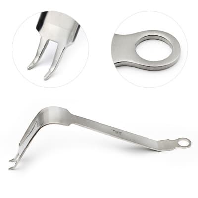 Wide Hohmann Retractor 13 1/2" Double Prong Blade 45mm