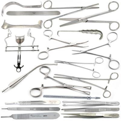 Hysterectomy Instrument Set