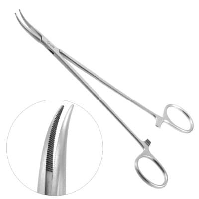 Jacobson Forceps Curved Very Delicate 7"
