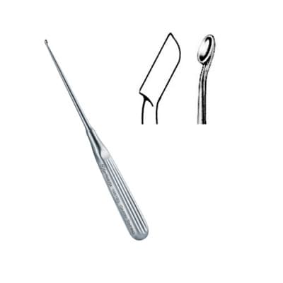 Scoville Curette 10" Up Reverse Angle Oval Cup (4 mm x 10 mm)