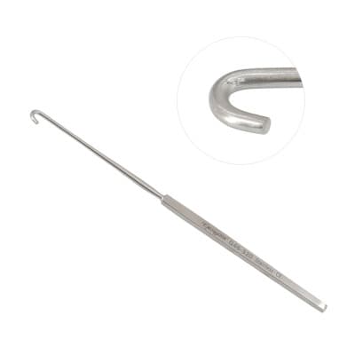 Graham Nerve Hook Blunt 6mm Deep Size 7"