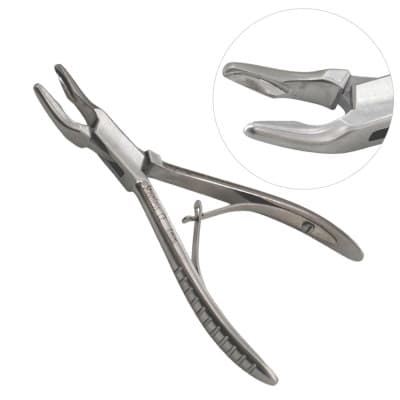 Bone Rongeur 5 1/2" No 4A Pattern Slightly Curved Beaks