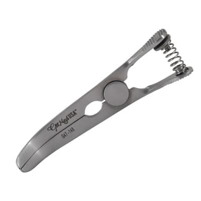 Glover Bulldog Clamp With Spring Adjusting Screw Curved Size 7cm Jaws 2cm
