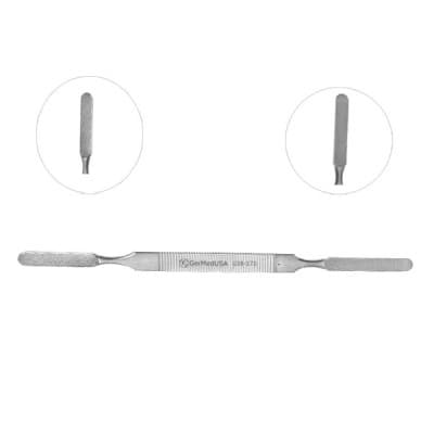 Kleinert Kutz Rasp 8 1/2" Double Ended 8mm Fine and Corase Serrated Tips With Serrated Handle