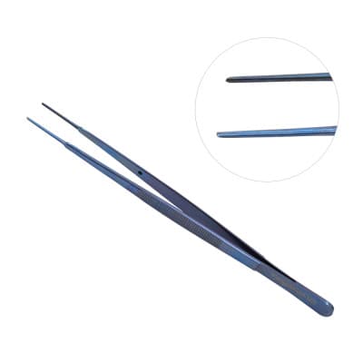 Debakey Micro Forceps Straight Flat Handle 21cm Titanium