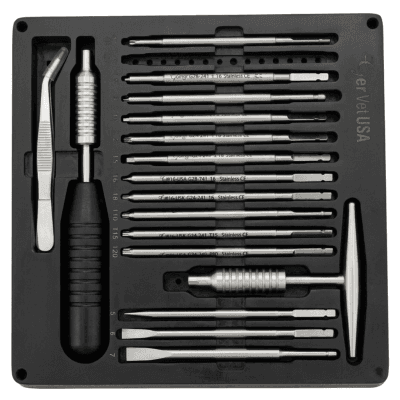 Advanced Bone Screwdriver Kit with Interchangeable Bits